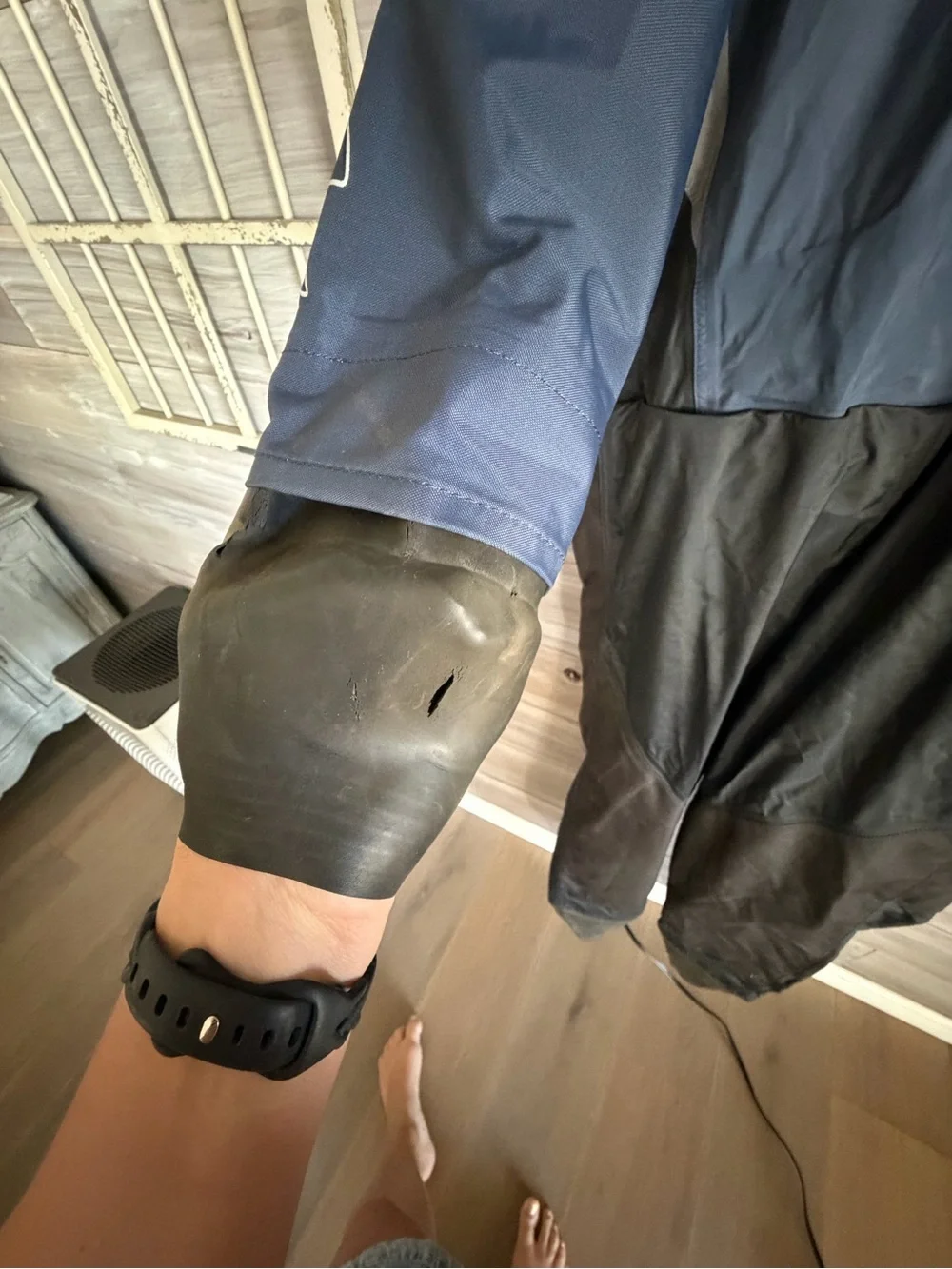 O'Neill Men's Navy, Black and Gray Drysuit